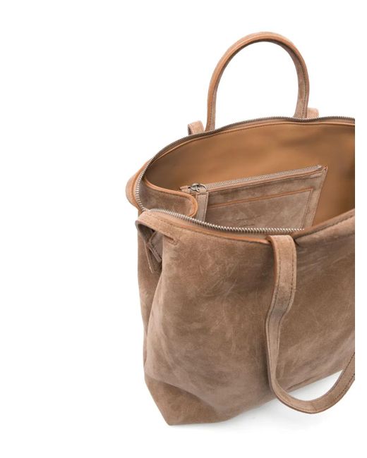 Marsèll Brown 4 Lunga Suede Tote Bag