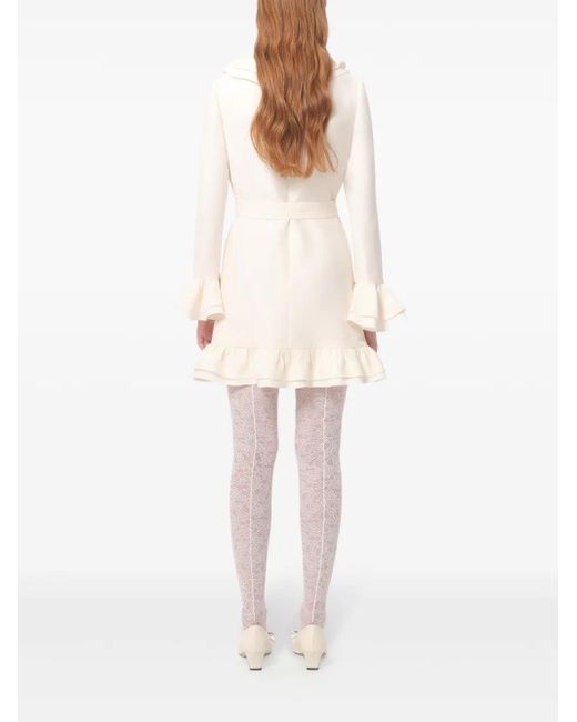 Valentino Garavani Crepe Couture ミニドレス White