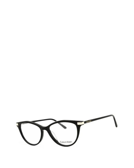 Calvin Klein Black Cat-Eye Glasses