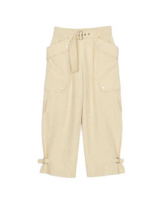 3.1 Phillip Lim Natural Belted Pocket Trousers