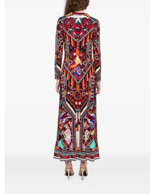 Camilla Red Patchwork Alchemy Dress