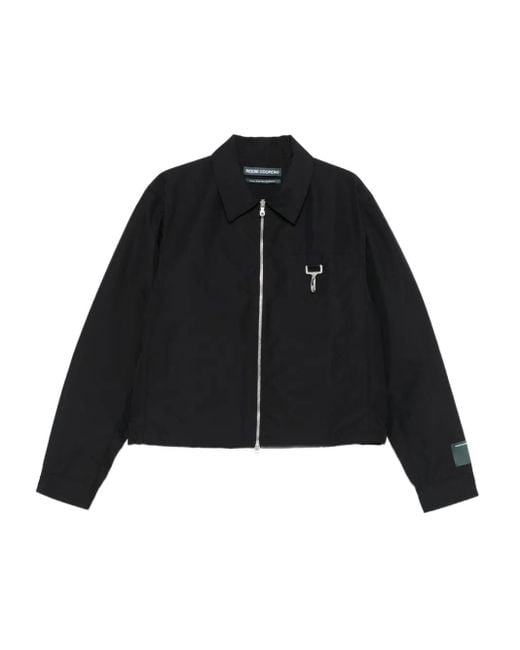 メンズ Reese Cooper ジップアップ シャツジャケット Black