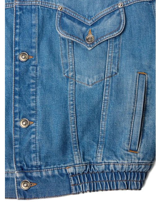 Versace Blue Denim Blouson for men