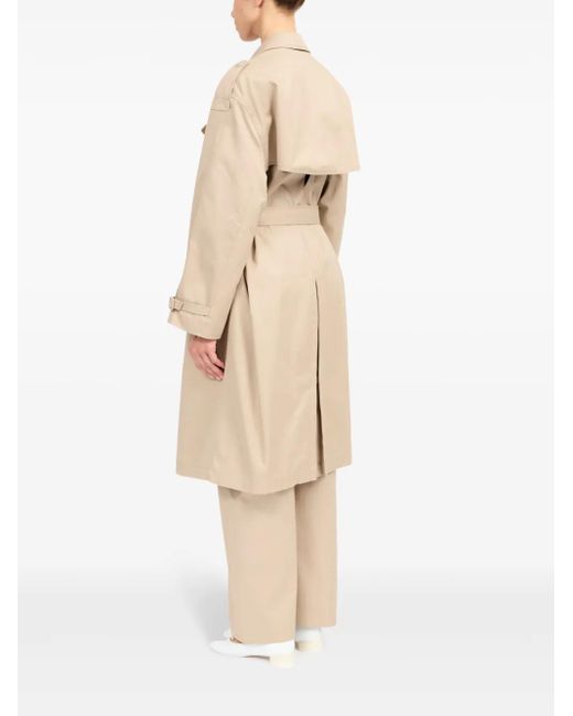 MM6 by Maison Margiela Natural Belted Trench Coat
