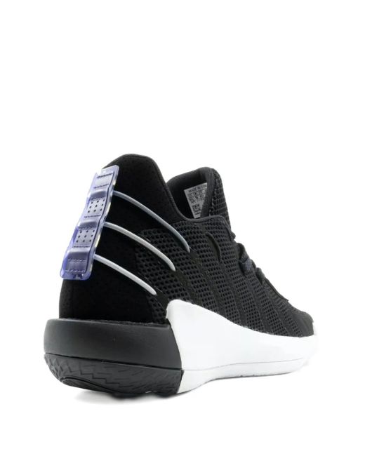 Adidas Black Dame 7 "Weber State" Sneakers