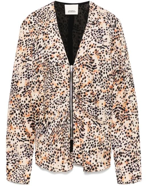 Isabel Marant Natural Marjorie Blouse