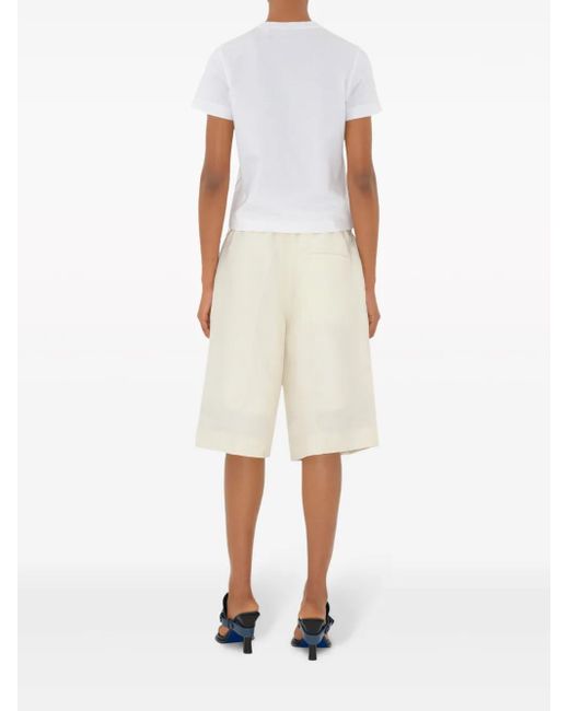 Camiseta con estampado Knight Burberry de color White