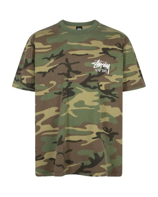 Stussy Basic "New York Exclusive in het Green voor heren