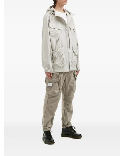 Musium Div. Gray Cargo Tapered Trousers for men