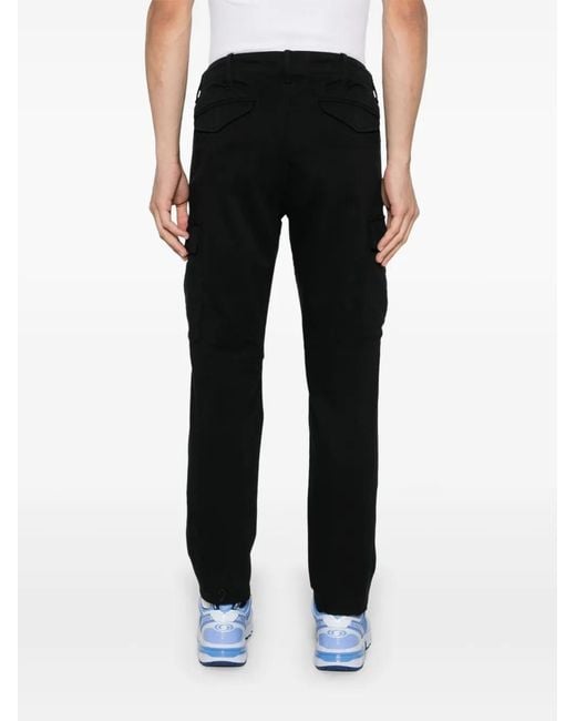Polo Ralph Lauren Black Tapered Cargo Trousers for men