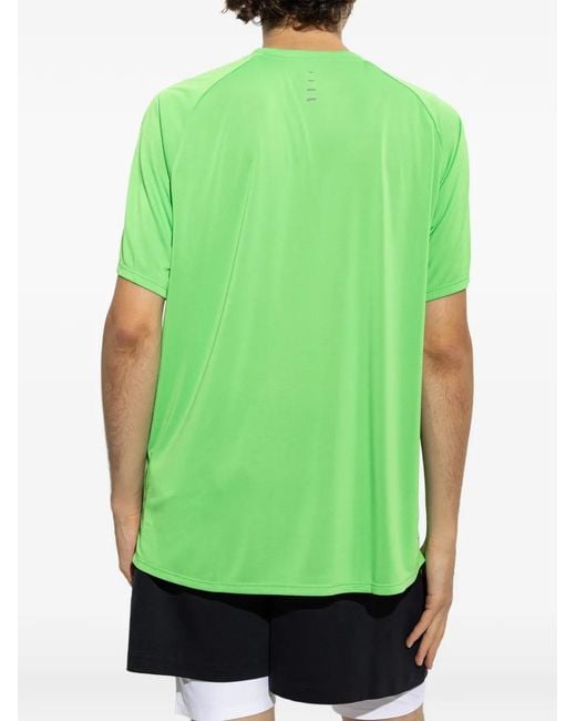 Nike Green Logo-Print T-Shirt for men