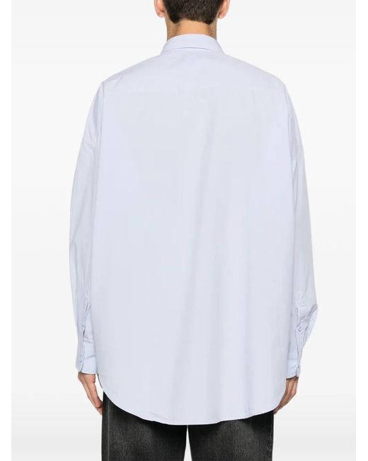 sunflower White Flap-Pocket Shirt for men