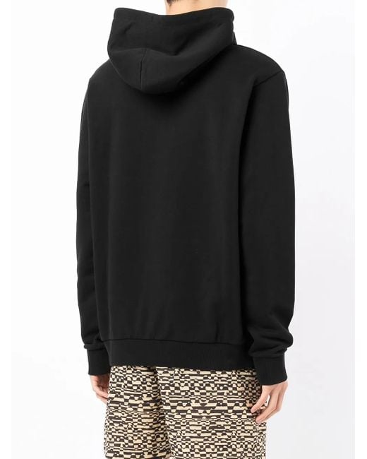 メンズ Marcelo Burlon ドローストリング パーカー Black