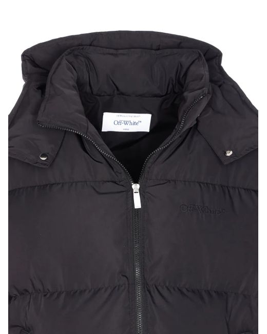 Off-White c/o Virgil Abloh Blue 'Diagonal Arrow' Down Jacket