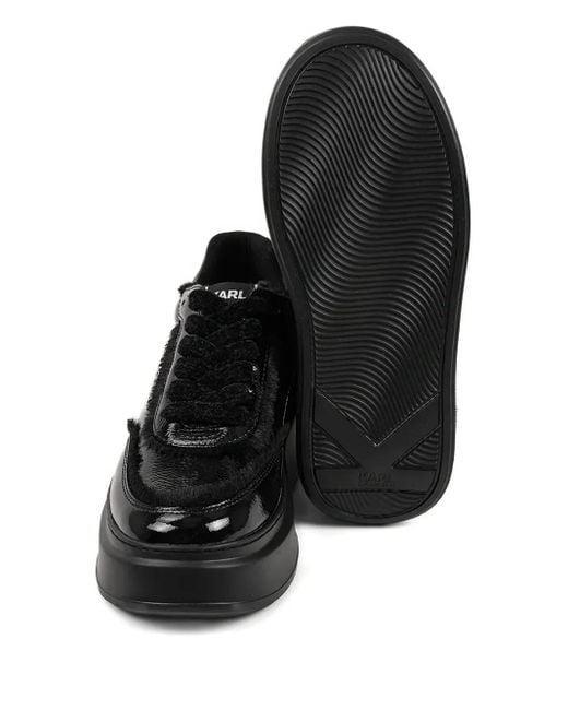 Karl Lagerfeld Black Platform Sneakers