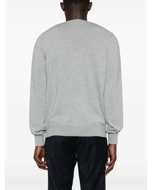 Fay Gray Virgin Wool Sweater for men