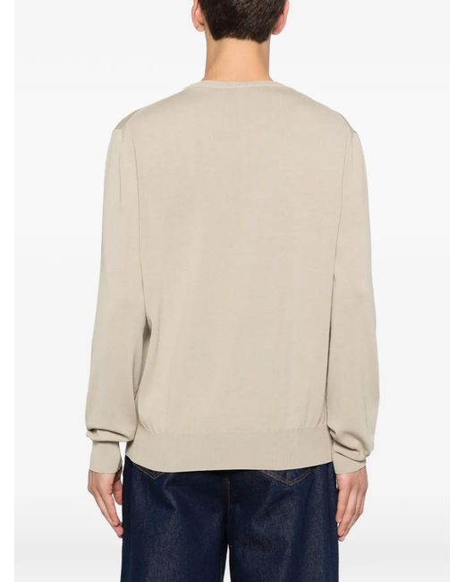 Canali Natural Crew-Neck Sweater for men