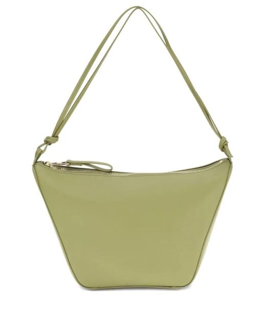Loewe Green Mini Hammock Strap Zip-Top Shoulder Bag