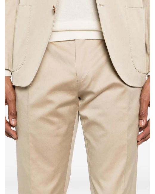 Lardini Natural Single-Breasted Cotton Suit for men