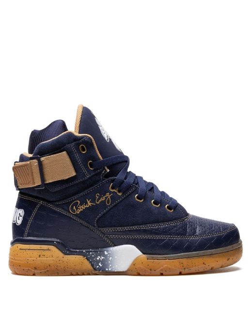 Ewing Blue 33 "where Brookly At?" High-top Sneakers for men