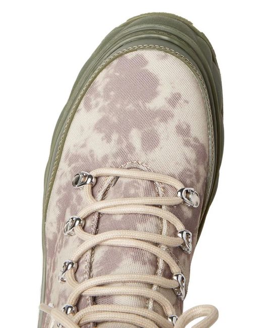 Viron Natural Camouflage Logo-Print Boots