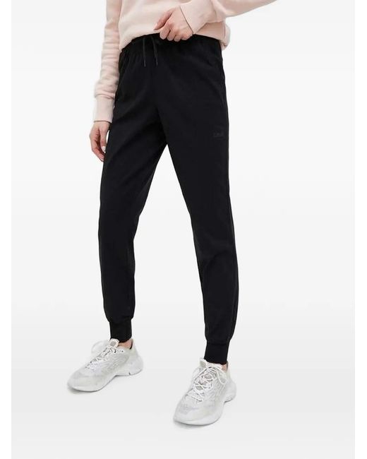 Casall Blue Drawstring-Waist Track Pants