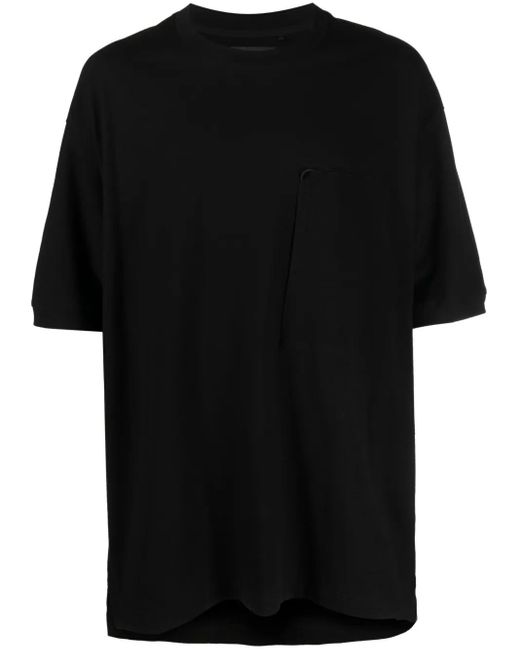 Y-3 T-Shirt Mit Logo-Patch in Black für Herren