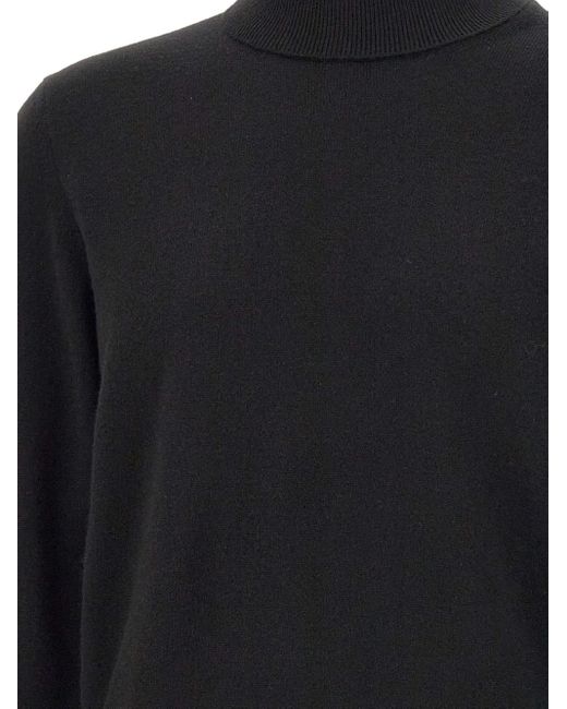 Gran Sasso Blue Ribbed Turtleneck Sweater for men