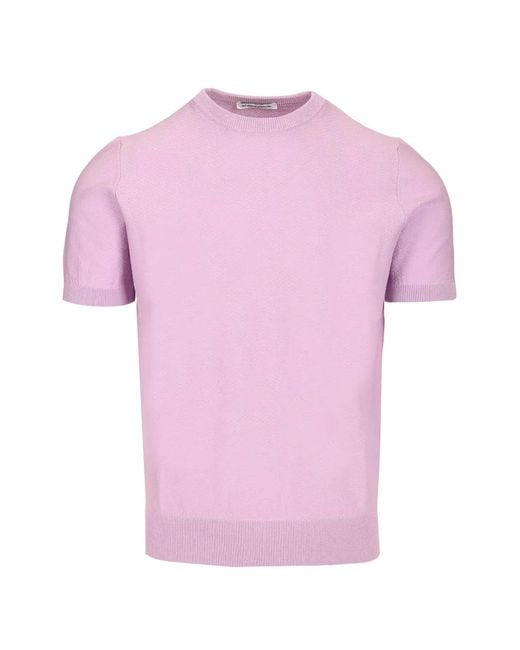 Al Duca D'aosta Pink T-Shirt Trama for men