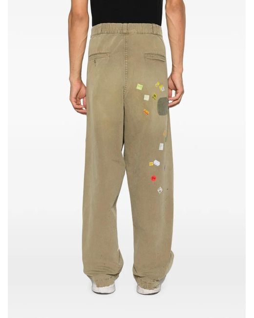 Maison Mihara Yasuhiro White Patchwork Jeans for men