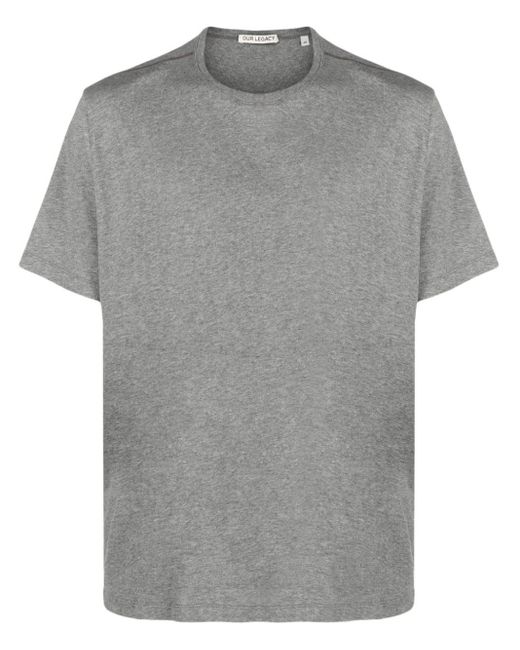 Our Legacy Gray New Box T-shirt Clothing for men