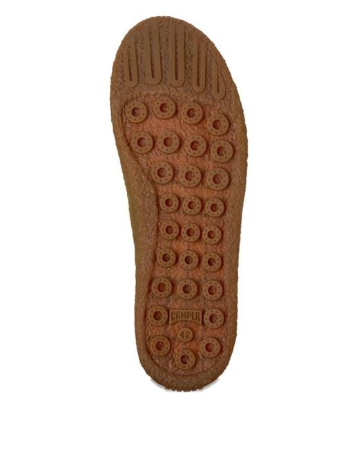 Camper Green Peu Terreno Suede Lace-Up Sneakers for men