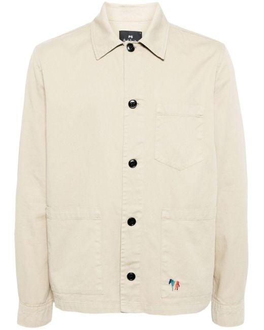 PS by Paul Smith Natural Organic-cotton Shirt Jacket for men