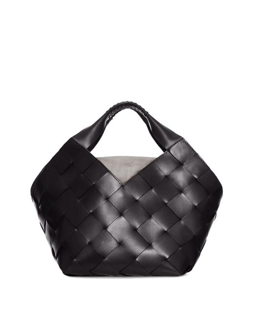 Dragon Diffusion Black Petit Sac Cabas À Design Tressé