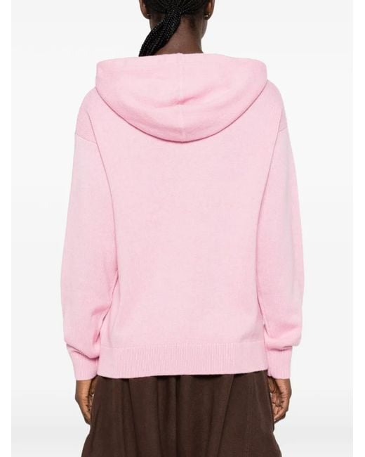 Mc2 Saint Barth Pink Elide Drawstring Hoodie