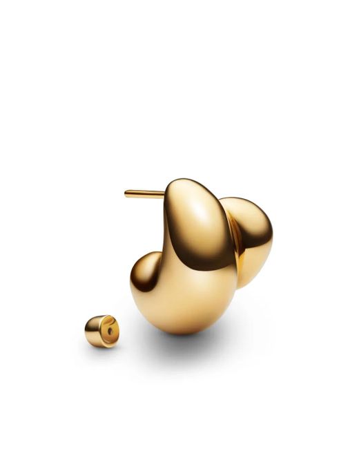 Pendiente Tryvann Trail izquierdo Maria Black de color Metallic