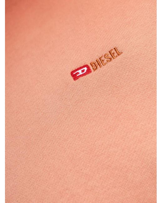 DIESEL Orange Gradient-Effect Logo-Embroidered Sweater for men