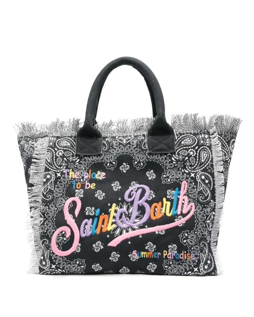 Bolso shopper Vanity Mc2 Saint Barth de color Black