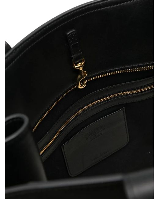 Moschino Leren Shopper in het Black voor heren