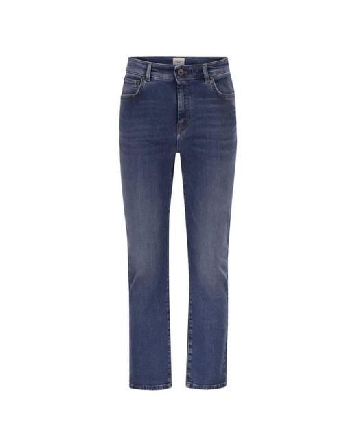 Weekend by Maxmara Blue Slim-Fit Stretch-Design Jeans