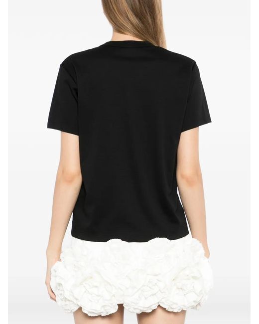 Noir Kei Ninomiya Black Star-Patch T-Shirt