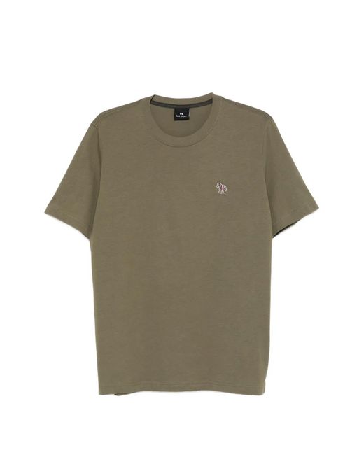 Paul Smith Green Zebra T-Shirt for men