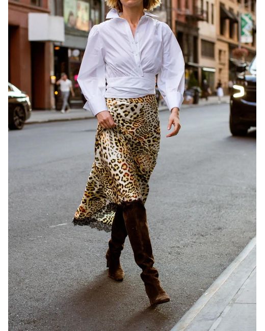 Cara Cara White Sia Long-Sleeves Shirt