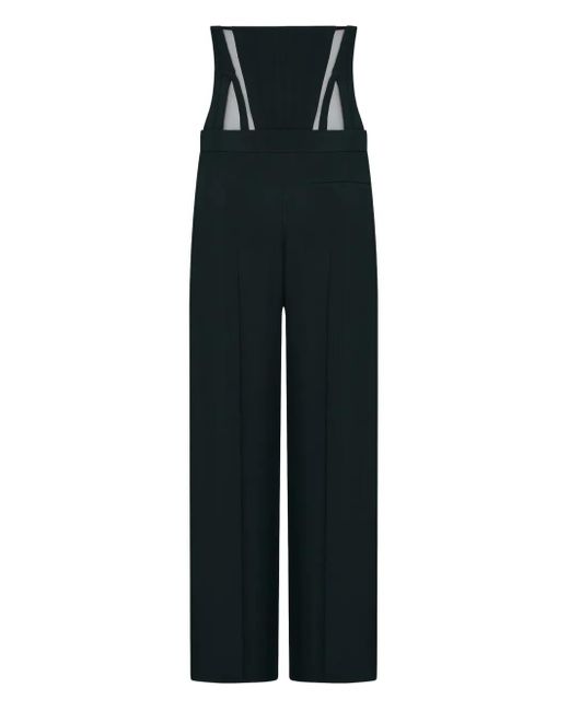 Pantaloni Con Corsetto di Mugler in Black