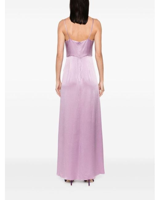 Antonelli Maxi-jurk Met Print in het Purple