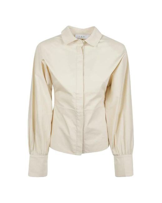 IRO White Jannine Long-Sleeve Top