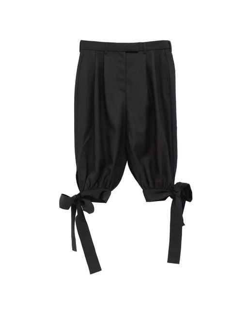 VAQUERA Women's Black Tie-Hem Shorts