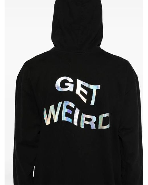 メンズ ANTI SOCIAL SOCIAL CLUB Get Weird Hologram パーカー Black