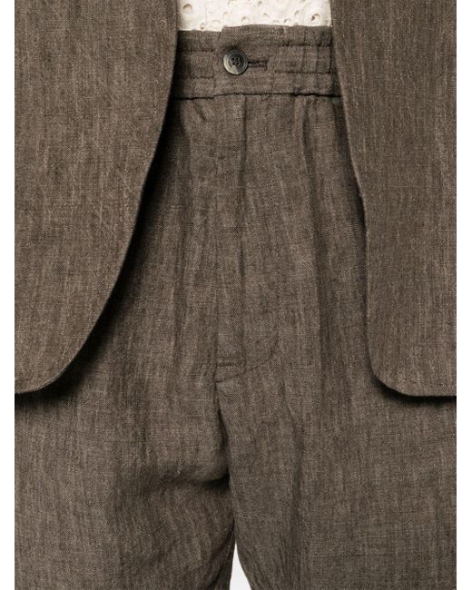 Pantaloni affusolati di Emporio Armani in Gray da Uomo
