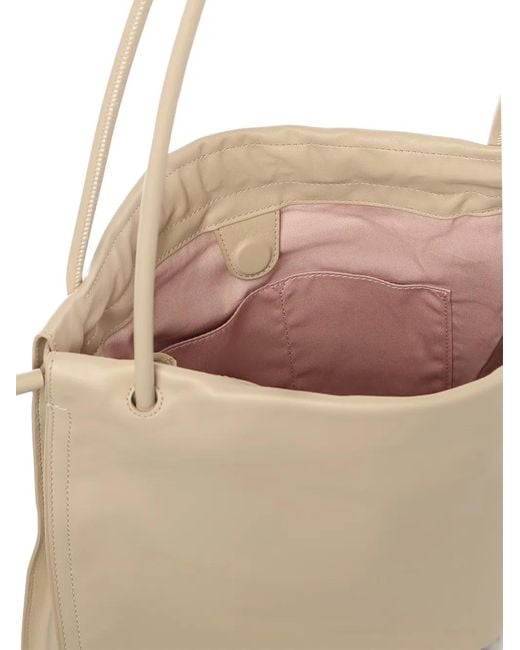 Coccinelle Natural Large Dulse Drawstring-Fastening Tote Bag